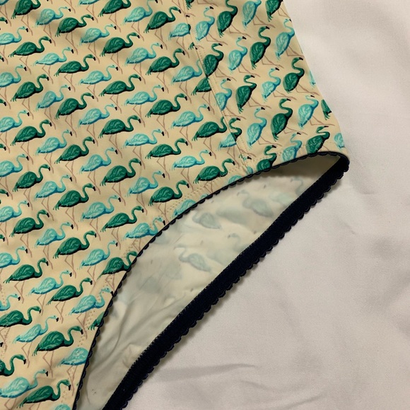 Tory Burch Sanibel Flamingo One Piece Swimsuit S - Picture 7 of 8